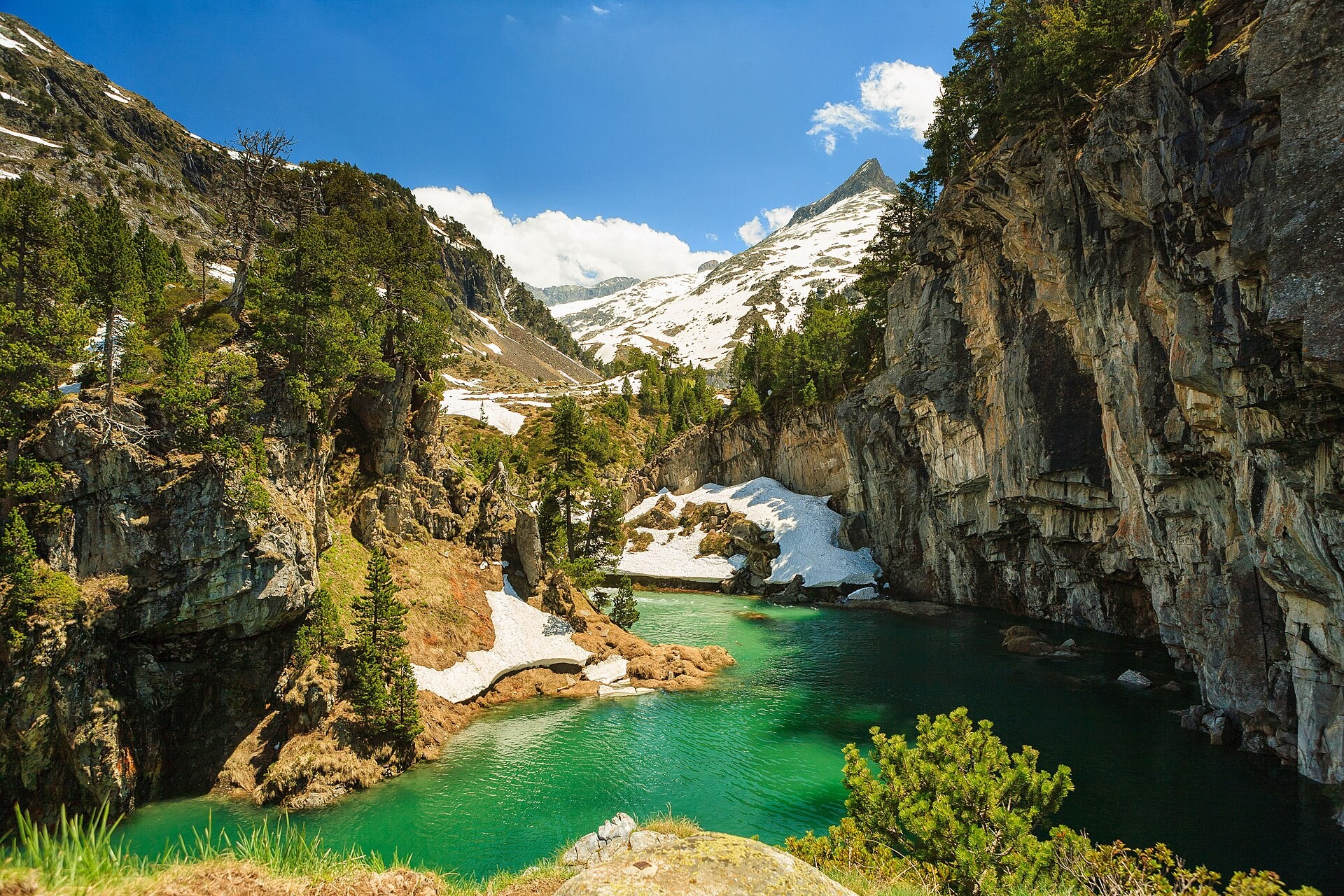 Forau d'Aigualluts, detalle